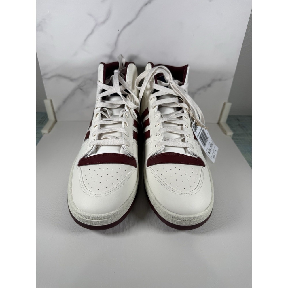 Adidas Break Start Mid Men's Size 9.5 Women's Size 10.5 White Cream Maroon NIB